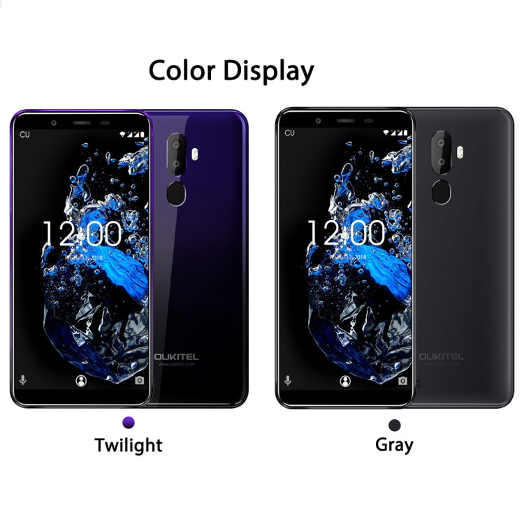 Doppia fotocamera posteriore, identificazione delle impronte digitali, Android 8.1 MTK6750T Octa Core da 5,5 pollici fino a 1,5 GHz, Rete: 4G, doppia SIM, OTG, OTA