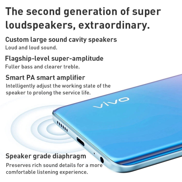 Doppia fotocamera posteriore, identificazione delle impronte digitali laterale, batteria da 6000 mAh, 6,58 pollici Android 11.0 OriginOS 1.0 Dimensity 700 Octa Core fino a 2,2 GHz, OTG, Rete: 5G, 6GB+128GB