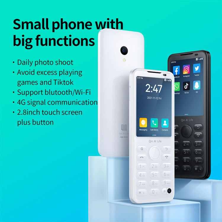 2,8 pollici, Android 11 MTK6761 Quad-core fino a 2,0 GHz, 21 tasti, Rete: 4G, 3GB+32GB