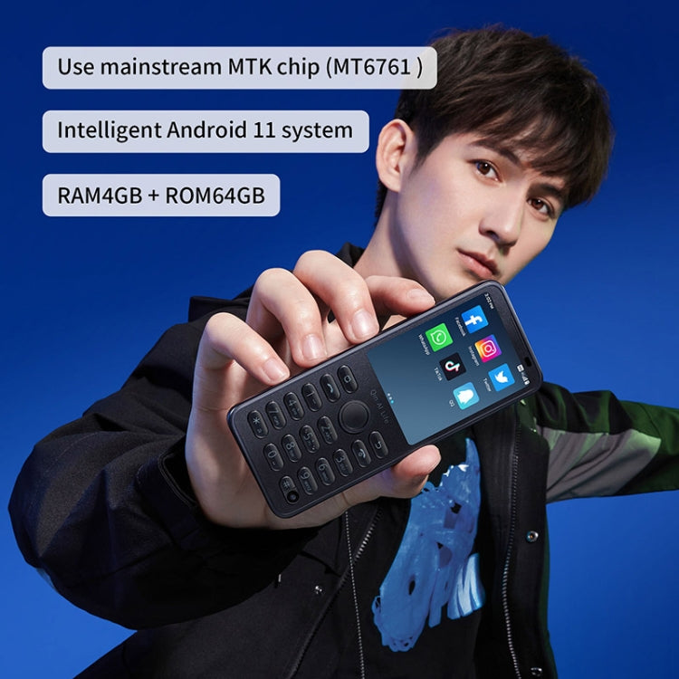 2,8 pollici, Android 11 MTK6761 Quad-core fino a 2,0 GHz, 21 tasti, Rete: 4G, 3GB+32GB