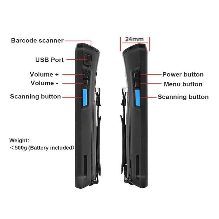 Impermeabile antipolvere antiurto, batteria da 4800 mAh, Android 9.0 MTK6761 Quad Core da 5,0 pollici fino a 2,0 GHz, Rete: 4G, S9000