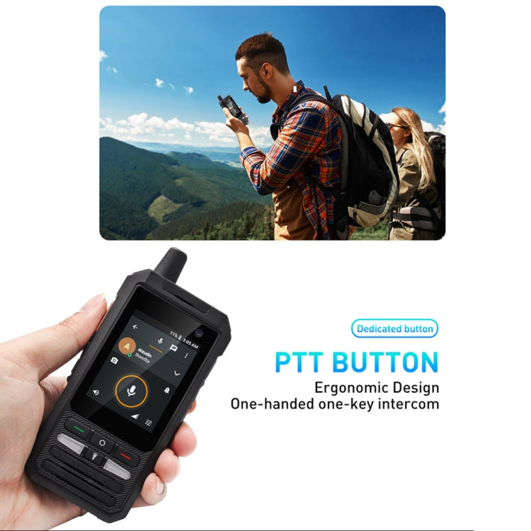 Impermeabile Antipolvere Antiurto, Batteria da 5300mAh, Android 8.1 Qualcomm MSM8909 Quad Core da 2,4 pollici fino a 1,1GHz, Rete: 4G, Doppia SIM, PPT, SOS, F80