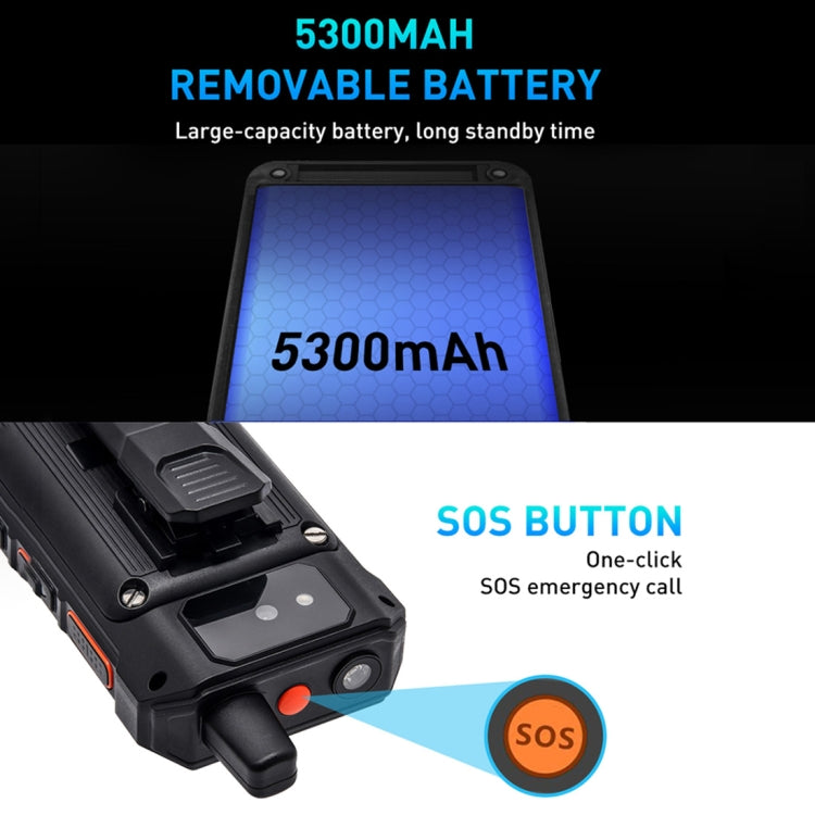 Impermeabile Antipolvere Antiurto, Batteria da 5300mAh, Android 8.1 Qualcomm MSM8909 Quad Core da 2,4 pollici fino a 1,1GHz, Rete: 4G, Doppia SIM, PPT, SOS, F80