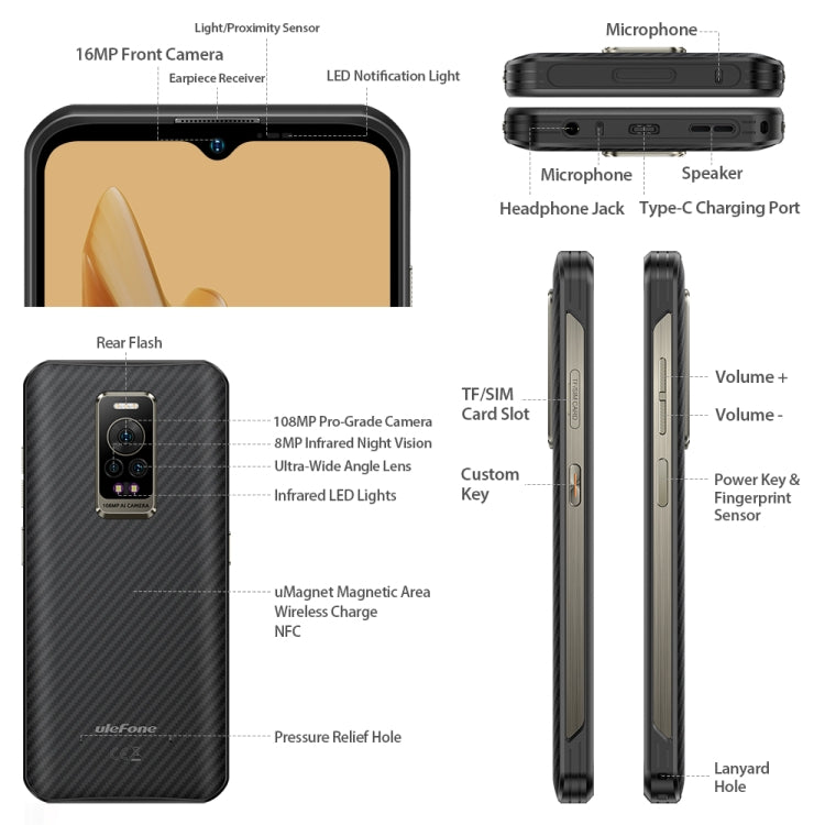 Ulefone Armor 17 Pro 8GB+256GB