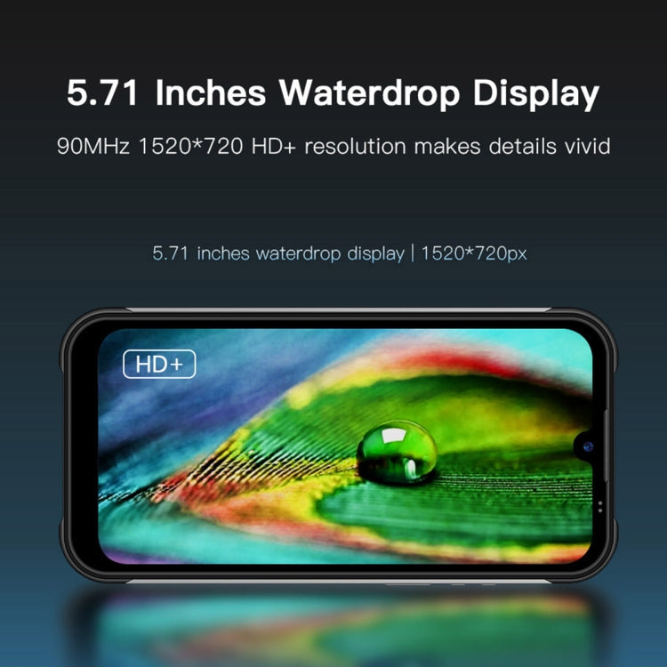 Doppia fotocamera posteriore, IP68 impermeabile antipolvere antiurto, Android 12.0 MTK6761 Quad Core da 5,71 pollici fino a 2,0 GHz, Rete: 4G, NFC, OTG, versione globale