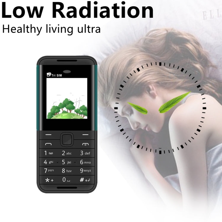 1,33 pollici, MTK6261D, 21 tasti, supporto Bluetooth, FM, suono magico, registrazione automatica delle chiamate, GSM, tripla SIM, Russian Key