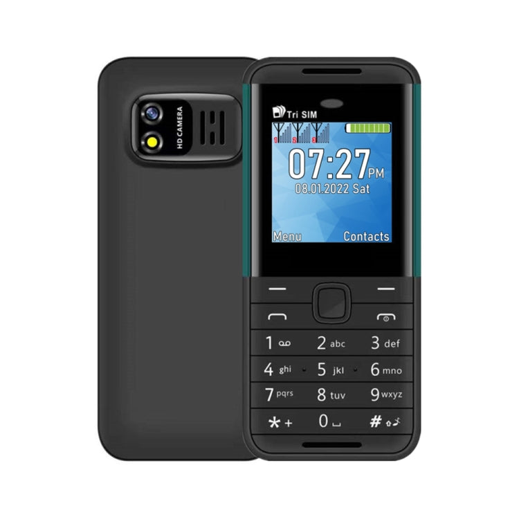 1,33 pollici, MTK6261D, 21 tasti, supporto Bluetooth, FM, suono magico, registrazione automatica delle chiamate, GSM, tripla SIM, English Key