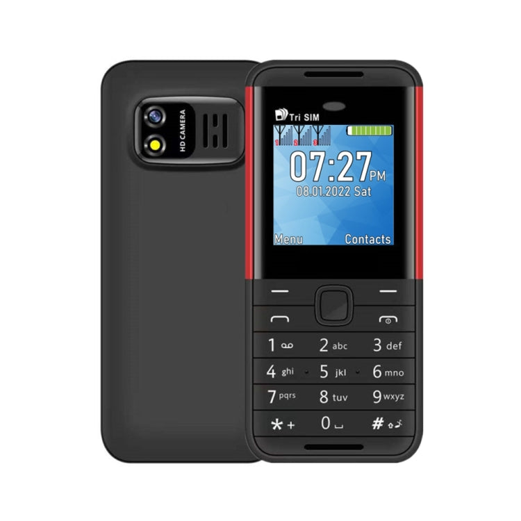 1,33 pollici, MTK6261D, 21 tasti, supporto Bluetooth, FM, suono magico, registrazione automatica delle chiamate, GSM, tripla SIM, English Key