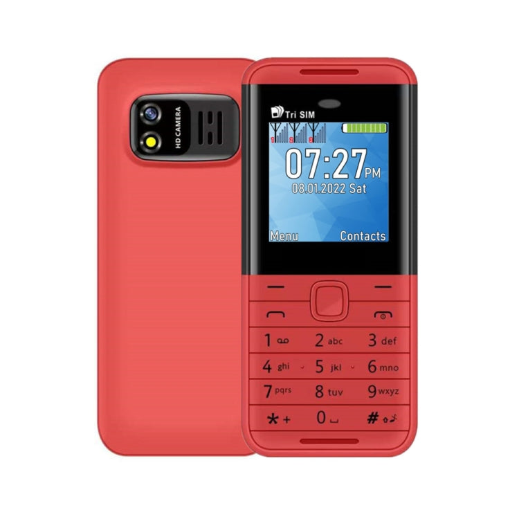 1,33 pollici, MTK6261D, 21 tasti, supporto Bluetooth, FM, suono magico, registrazione automatica delle chiamate, GSM, tripla SIM, English Key