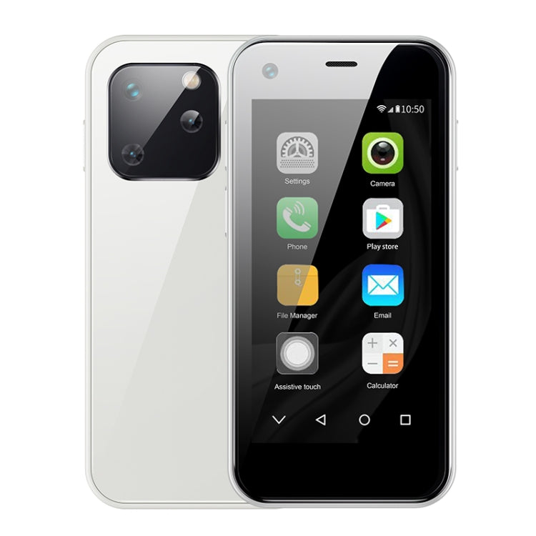 Quad Core MTK6580 da 2,5 pollici fino a 1,3 GHz, Bluetooth, WiFi, FM, Rete: 3G, doppia SIM, XS13