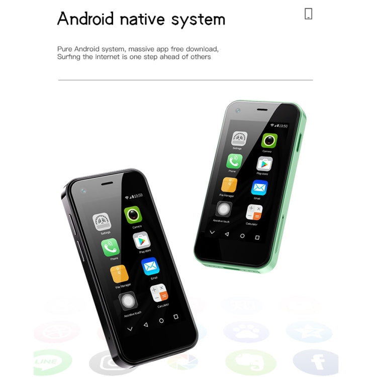 Quad Core MTK6580 da 2,5 pollici fino a 1,3 GHz, Bluetooth, WiFi, FM, Rete: 3G, doppia SIM, XS13