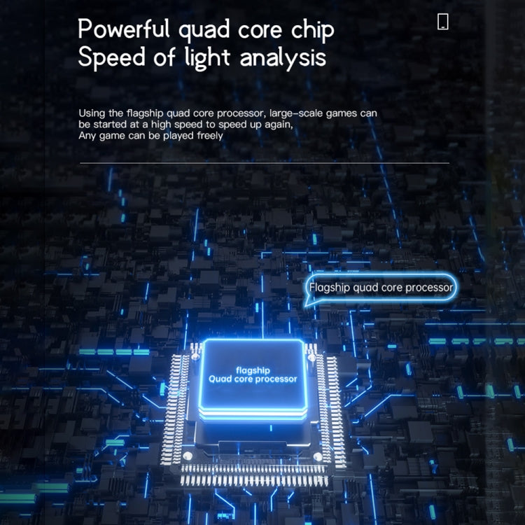 Quad Core MTK6580 da 2,5 pollici fino a 1,3 GHz, Bluetooth, WiFi, FM, Rete: 3G, doppia SIM, XS13