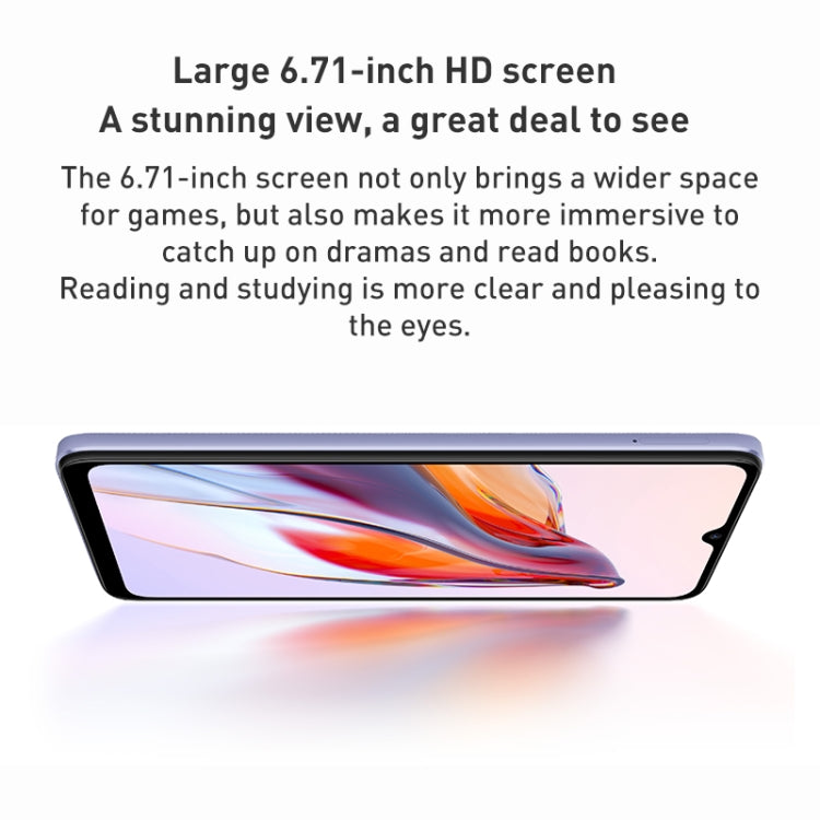 Batteria da 5000 mAh, Face ID e identificazione delle impronte digitali, MIUI 13 MediaTek Helio G85 Octa Core da 6,71 pollici fino a 2,0 GHz, Rete: 4G, Doppia SIM, Non supporta Google Play, 4GB+128GB