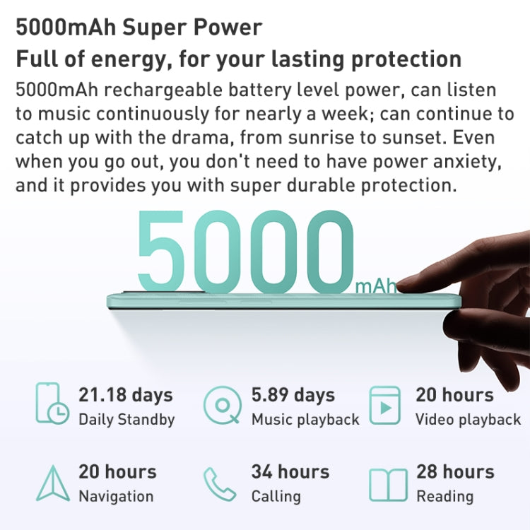 Batteria da 5000 mAh, Face ID e identificazione delle impronte digitali, MIUI 13 MediaTek Helio G85 Octa Core da 6,71 pollici fino a 2,0 GHz, Rete: 4G, Doppia SIM, Non supporta Google Play, 4GB+128GB