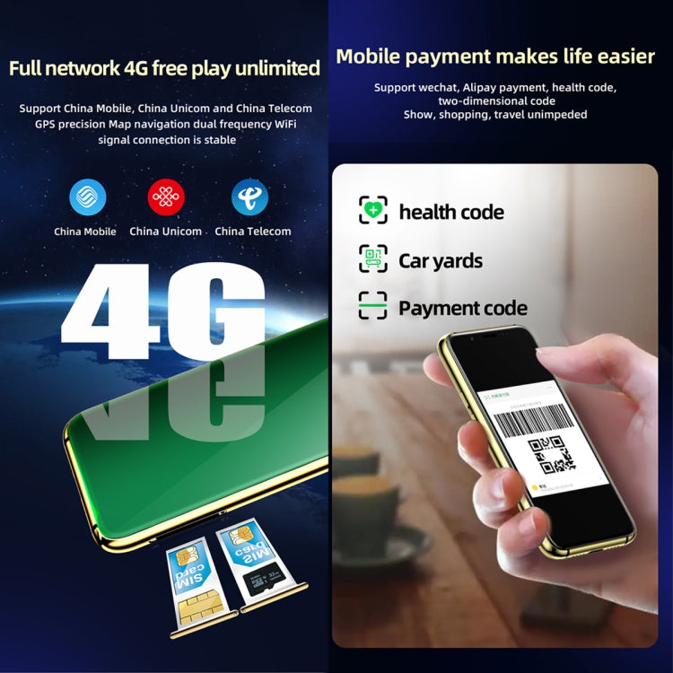 Riconoscimento facciale a infrarossi, 3,46 pollici Android 6.0 MTK6737 Quad Core fino a 1,1 GHz, BT, WiFi, FM, Rete: 4G, GPS, Doppia SIM, 3GB+64GB
