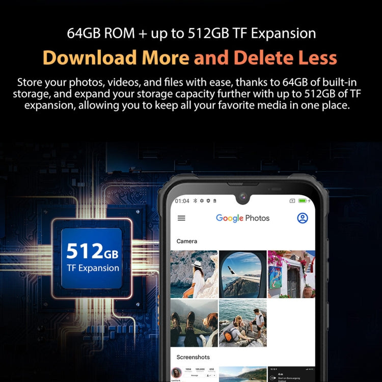IP68/IP69K/MIL-STD-810H, Face Unlock, Batteria da 6580 mAh, 6,1 pollici Android 12 MTK6765 Helio P35 Octa Core fino a 2,3 GHz, Rete: 4G, OTG, NFC, Dual SIM, BV5300 Pro, 4GB+64GB
