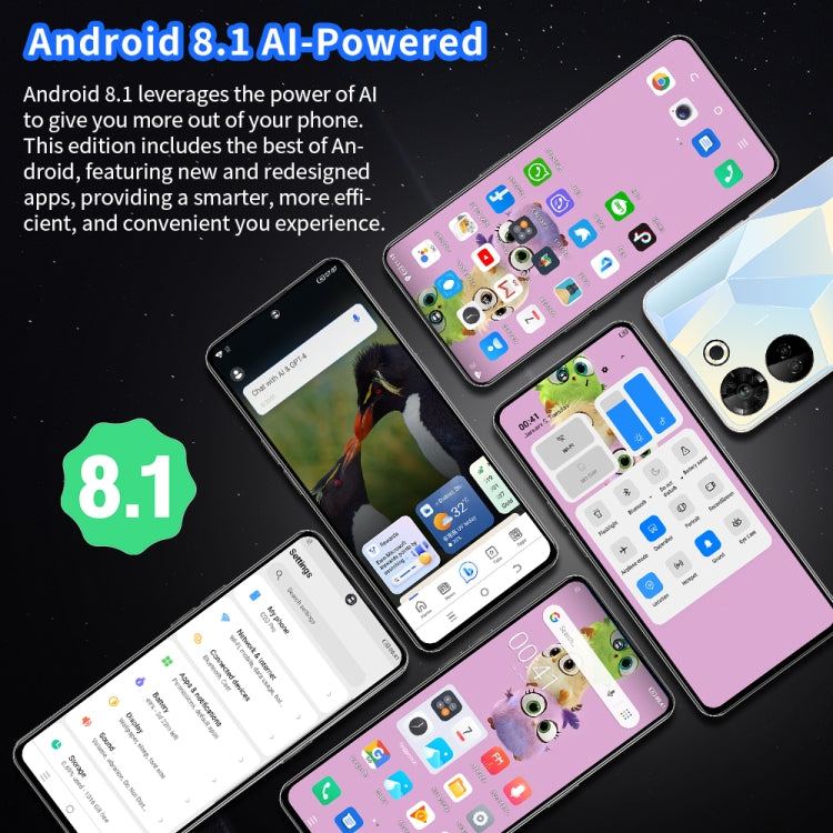 Identificazione facciale, Android 8.1 MTK6737 Quad Core, Rete: 4G, OTG