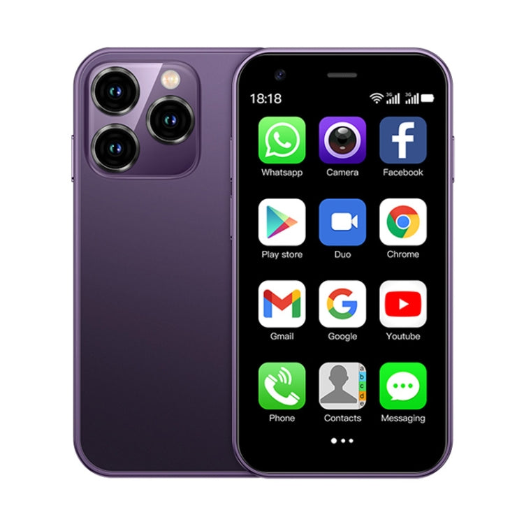 Android 8.1 MTK6580 Quad Core da 3,0 pollici fino a 1,3 GHz, Bluetooth, WiFi, GPS, Rete: 3G, doppia SIM, SOYES XS15