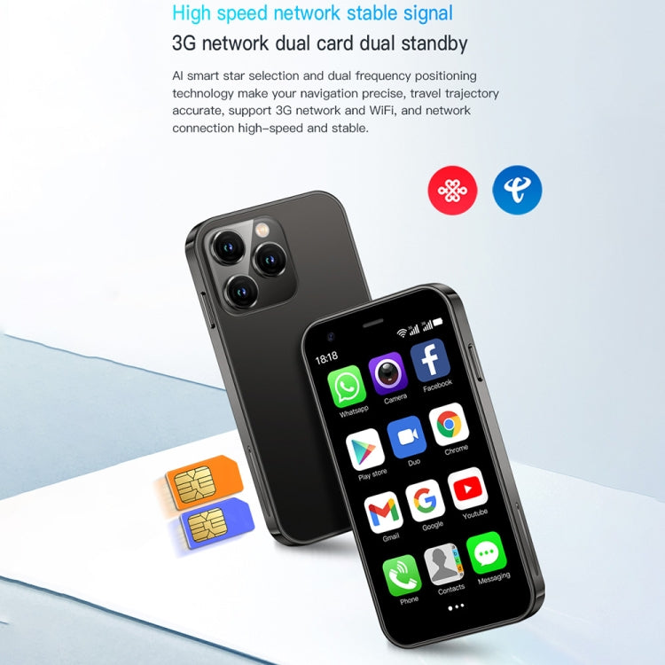Android 8.1 MTK6580 Quad Core da 3,0 pollici fino a 1,3 GHz, Bluetooth, WiFi, GPS, Rete: 3G, doppia SIM, SOYES XS15