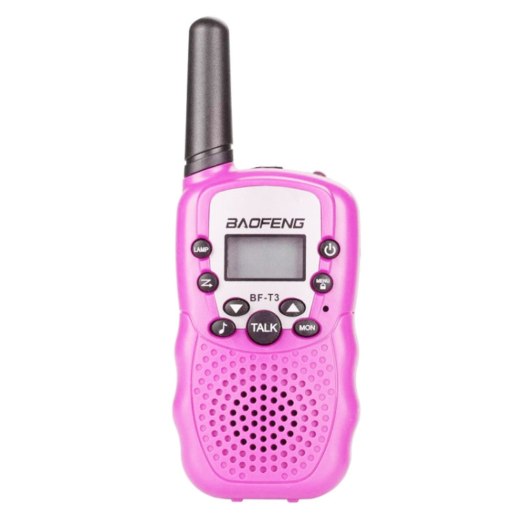 2 PCS BaoFeng BF-T3 1W Portable Walkie Talkie Single Band Radio for Kids with Monitor Function, UK Plug, BF-T3 UK Plug