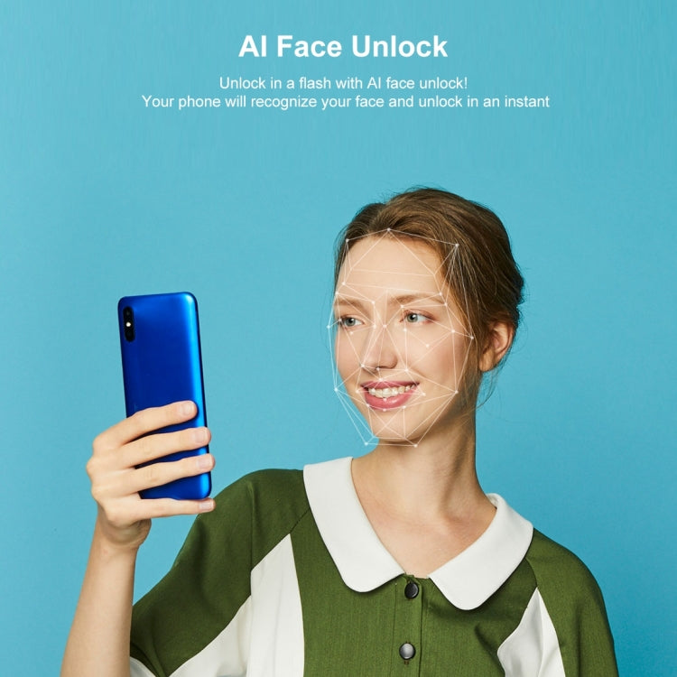 Batteria da 5000 mAh, Identificazione facciale, MIUI 12 MTK Helio G25 Octa Core da 6,53 pollici fino a 2,0 GHz, Rete: 4G, Doppia SIM, Supporto Google Play, 4GB+64GB