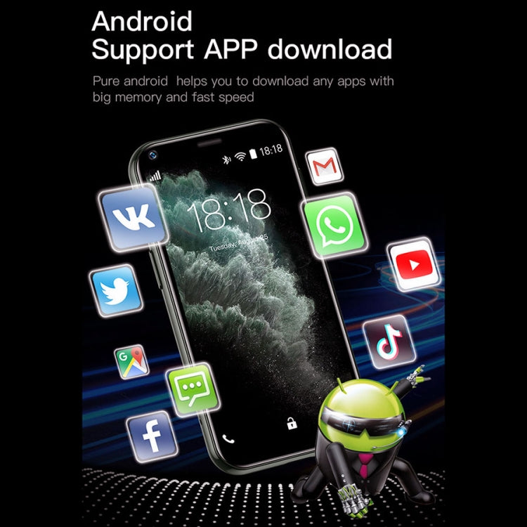 Quad Core MTK6580 da 2,5 pollici fino a 1,3 GHz, Bluetooth, WiFi, FM, Rete: 3G, doppia SIM