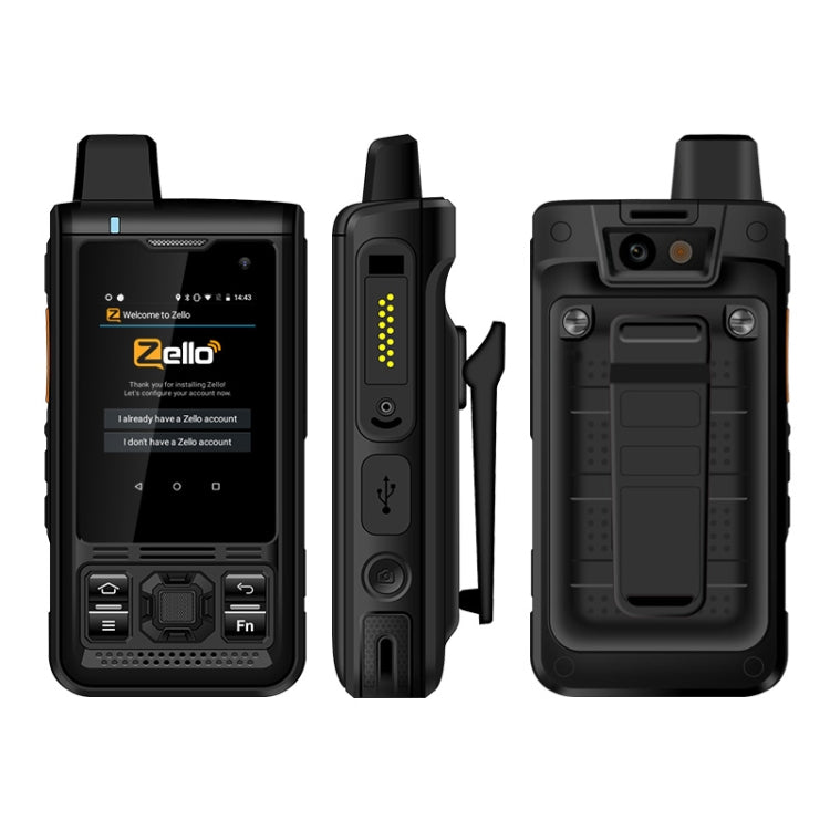 IP68 Impermeabile Antipolvere Antiurto, Batteria 4000mAh, Android 8.1 MTK6739 Quad Core da 2,4 pollici, Rete: 4G, PTT, OTG, SOS, B8000