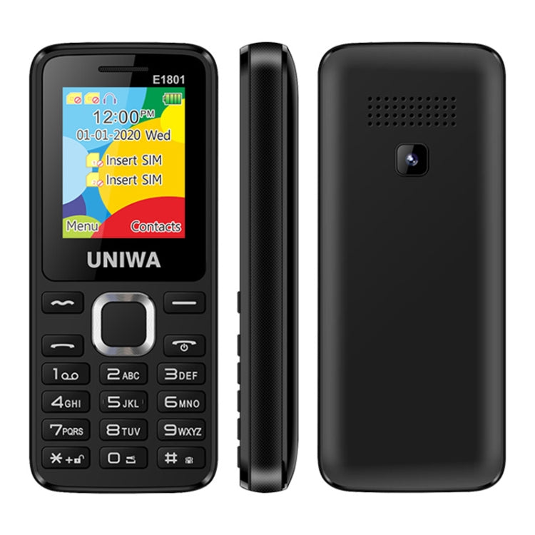 Batteria da 1,77 pollici, 800 mAh, 21 tasti, supporto Bluetooth, FM, MP3, MP4, GSM, doppia SIM