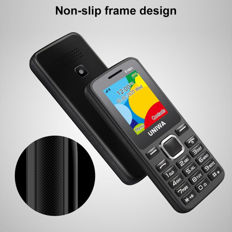 Batteria da 1,77 pollici, 800 mAh, 21 tasti, supporto Bluetooth, FM, MP3, MP4, GSM, doppia SIM
