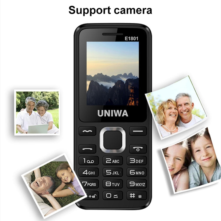 Batteria da 1,77 pollici, 800 mAh, 21 tasti, supporto Bluetooth, FM, MP3, MP4, GSM, doppia SIM