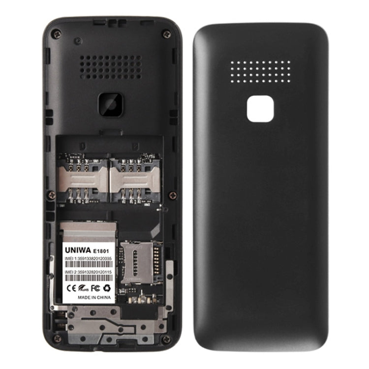 Batteria da 1,77 pollici, 800 mAh, 21 tasti, supporto Bluetooth, FM, MP3, MP4, GSM, doppia SIM