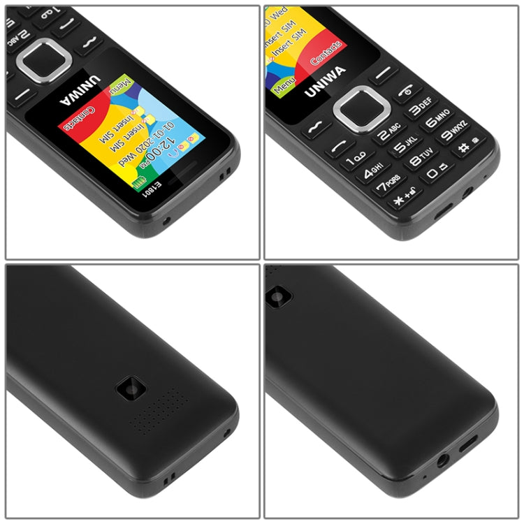 Batteria da 1,77 pollici, 800 mAh, 21 tasti, supporto Bluetooth, FM, MP3, MP4, GSM, doppia SIM