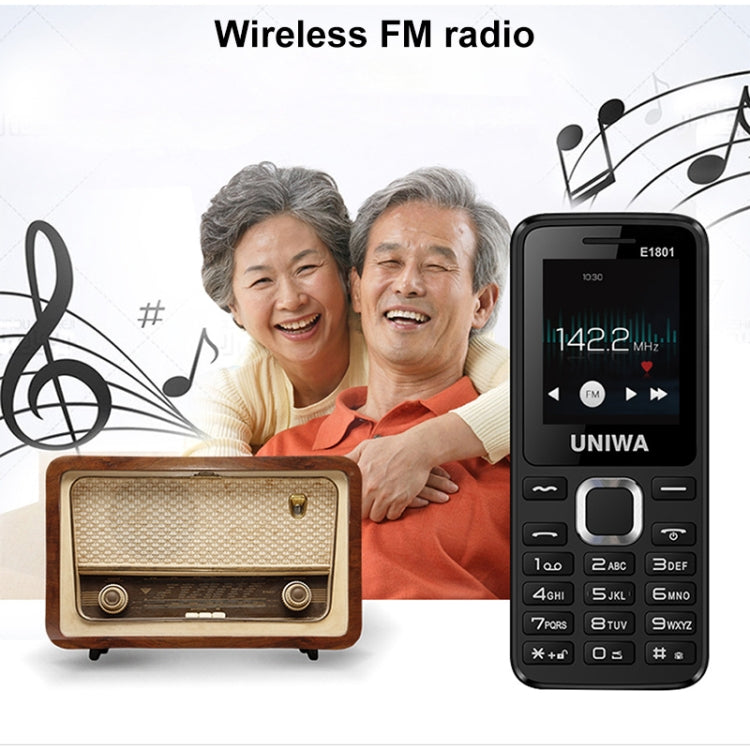 Batteria da 1,77 pollici, 800 mAh, 21 tasti, supporto Bluetooth, FM, MP3, MP4, GSM, doppia SIM