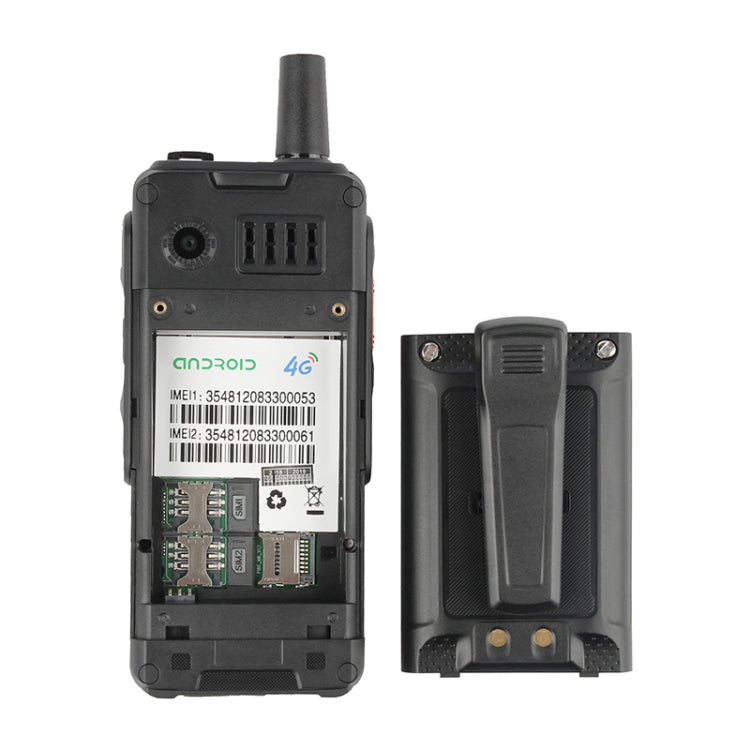 IP65 impermeabile antipolvere antiurto, batteria da 4000 mAh, Android 6.0 MTK6737 Quad Core da 2,4 pollici, rete: 4G, PTT, F40