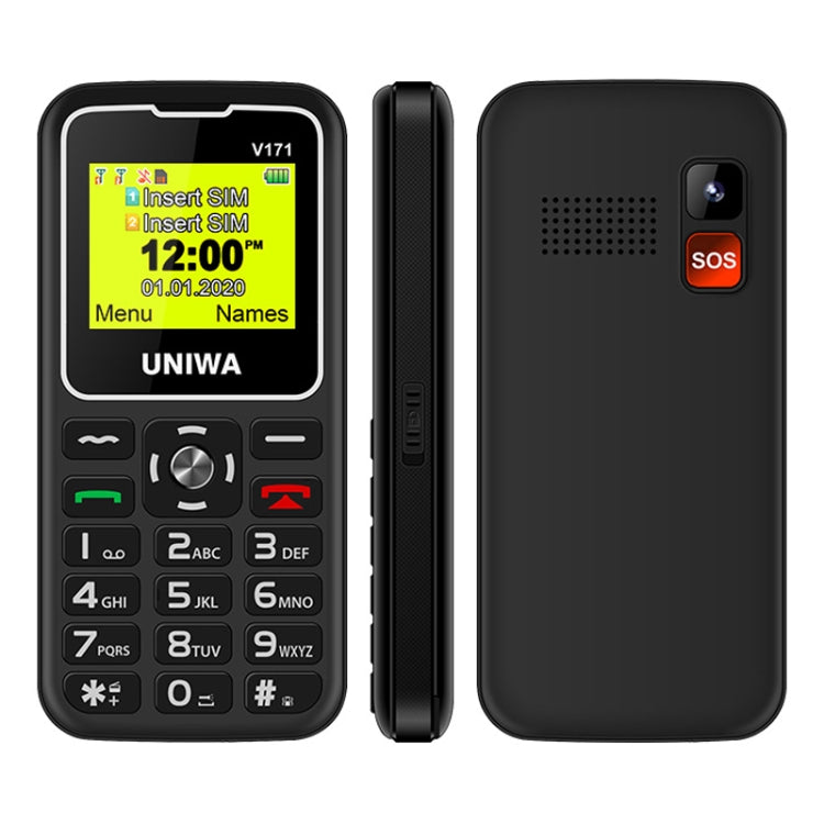 Batteria da 1,77 pollici, 1000 mAh, 21 tasti, supporto Bluetooth, FM, MP3, MP4, GSM, doppia SIM, con base di aggancio