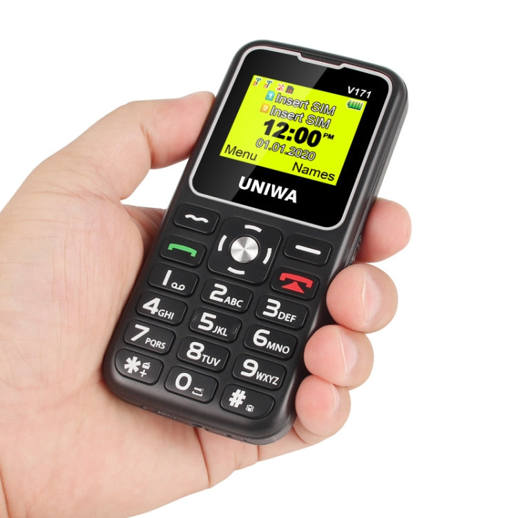Batteria da 1,77 pollici, 1000 mAh, 21 tasti, supporto Bluetooth, FM, MP3, MP4, GSM, doppia SIM, con base di aggancio
