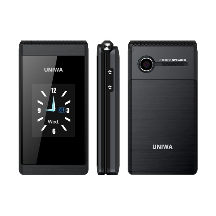 2,8 pollici + 1,77 pollici, MT6261D, supporto Bluetooth, FM, SOS, GSM, doppia SIM