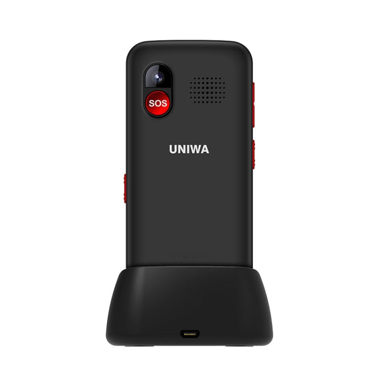 2,31 pollici, UNISOC TIGER T117, batteria 1800mAh, 21 tasti, supporto BT, FM, MP3, MP4, SOS, torcia, rete: 4G, con base docking