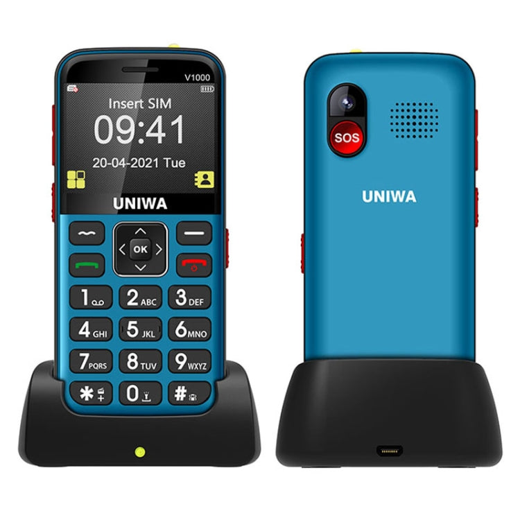 2,31 pollici, UNISOC TIGER T117, batteria 1800mAh, 21 tasti, supporto BT, FM, MP3, MP4, SOS, torcia, rete: 4G, con base docking