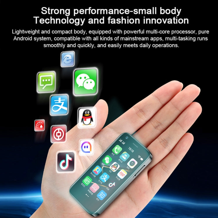 Riconoscimento facciale, Android 9.0 MTK6737M Quad Core da 3,0 pollici fino a 1,1 GHz, Bluetooth, WiFi, FM, Rete: 4G, Doppia SIM, 2GB+16GB
