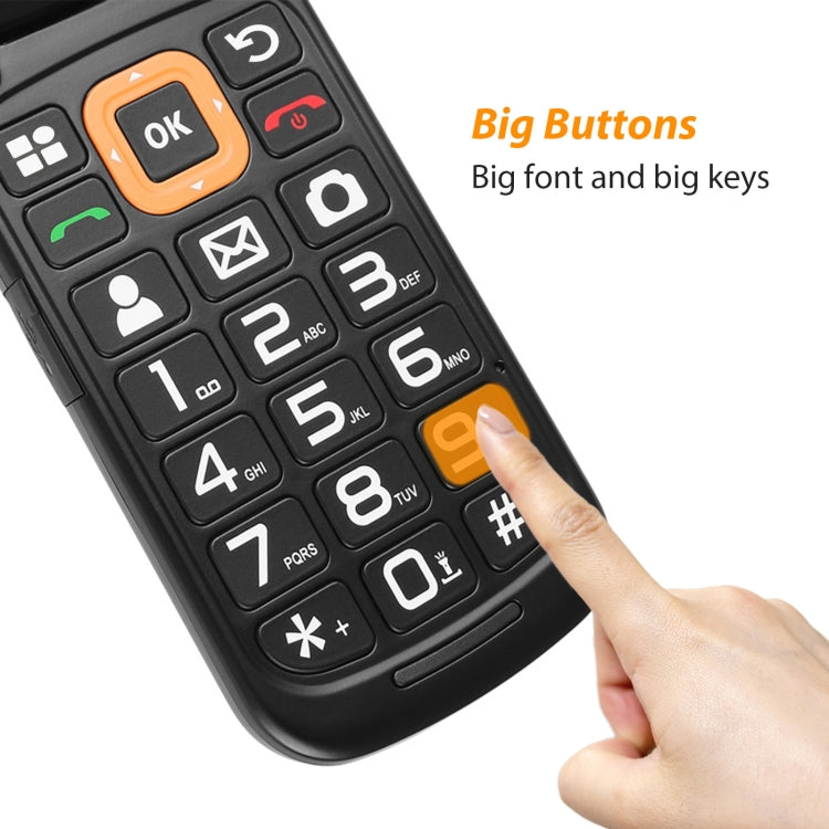 2,8 pollici + 1,77 pollici, UNISOC Tiger T107, supporto Bluetooth, FM, rete: 4G, SOS, con base dock di ricarica