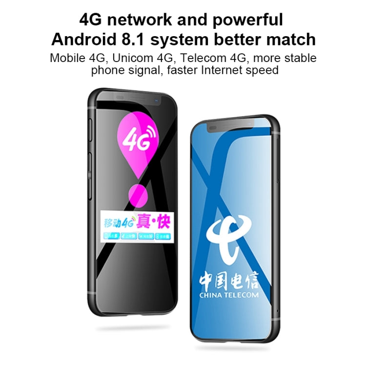 Face ID e identificazione delle impronte digitali, 3,4 pollici, Android 8.1 MTK6739V/WA Quad Core fino a 1,28 GHz, Rete: 4G, Doppia SIM, Supporta Google Play, 3GB+32GB