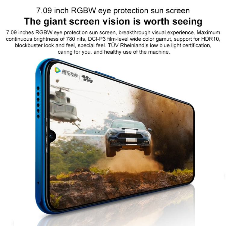 Doppia fotocamera posteriore, identificazione delle impronte digitali laterale, batteria da 5000 mAh, Magic UI 5.0 (Android R) da 7,09 pollici Dimensity 900 Octa Core fino a 2,4 GHz, Rete: 5G, NFC, Non supporta Google Play, X30 Max 5G 8GB+256GB