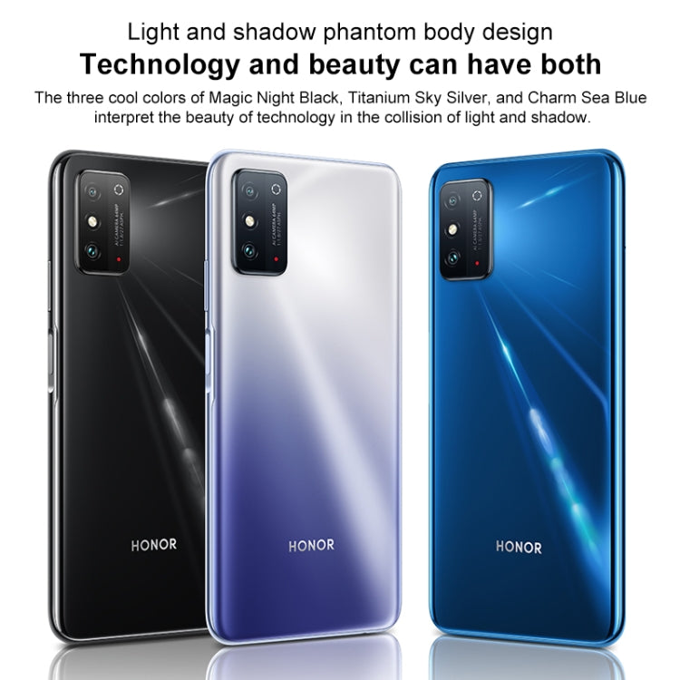 Doppia fotocamera posteriore, identificazione delle impronte digitali laterale, batteria da 5000 mAh, Magic UI 5.0 (Android R) da 7,09 pollici Dimensity 900 Octa Core fino a 2,4 GHz, Rete: 5G, NFC, Non supporta Google Play, X30 Max 5G 8GB+256GB