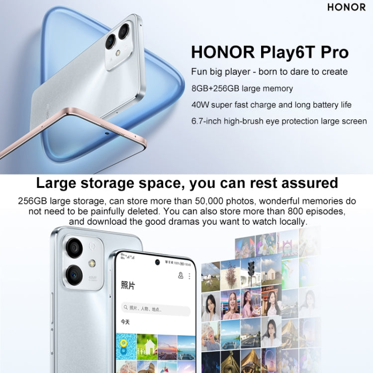 Doppia fotocamera posteriore, identificazione delle impronte digitali laterale, batteria da 4000 mAh, Magic UI 5.0 da 6,7 pollici (Android 11) MediaTek Dimensity 810 Octa Core fino a 2,4 GHz, Rete: 5G, OTG, Non supporta Google Play, 8GB+256GB
