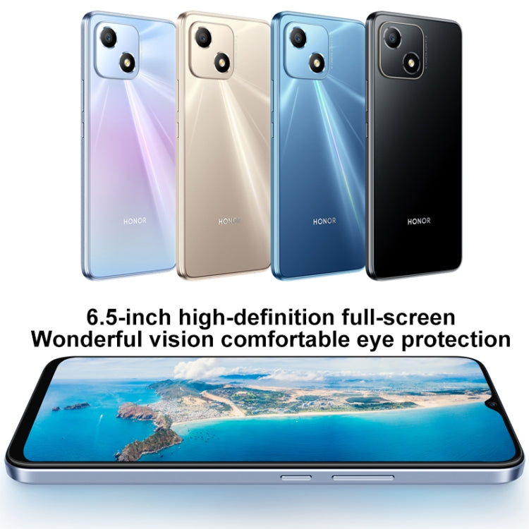 Identificazione del volto, 5000 mAh, Magic UI 5.0 da 6,5 pollici /Android 11 Qualcomm Snapdragon 480 Plus Octa Core fino a 2,2 GHz, Rete: 5G, Non supporta Google Play, 4GB+128GB
