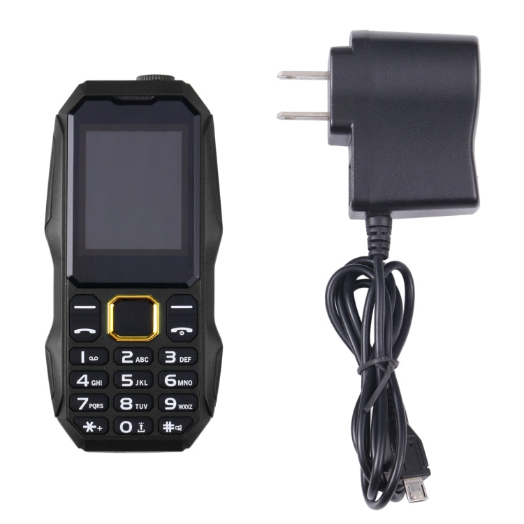 Impermeabile Antiurto Antipolvere, Batteria 5800mAh, 1,8 pollici, 21 Tasti, Torcia LED, Doppia SIM