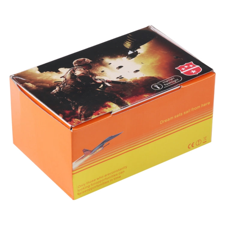 Impermeabile Antiurto Antipolvere, Batteria 5800mAh, 1,8 pollici, 21 Tasti, Torcia LED, Doppia SIM