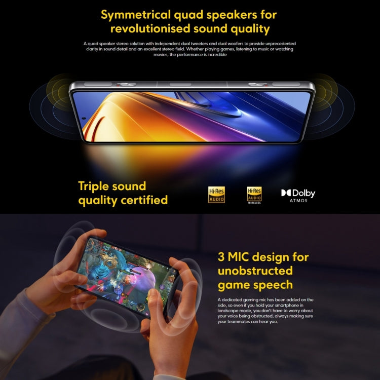 Tripla fotocamera posteriore, Identificazione delle impronte digitali frontali e laterali, MIUI 13 da 6,67 pollici / Android 12 Snapdragon 8 Gen 1 Octa Core fino a 3,0 GHz, Rete: 5G, NFC, Doppia SIM, 12GB+256GB