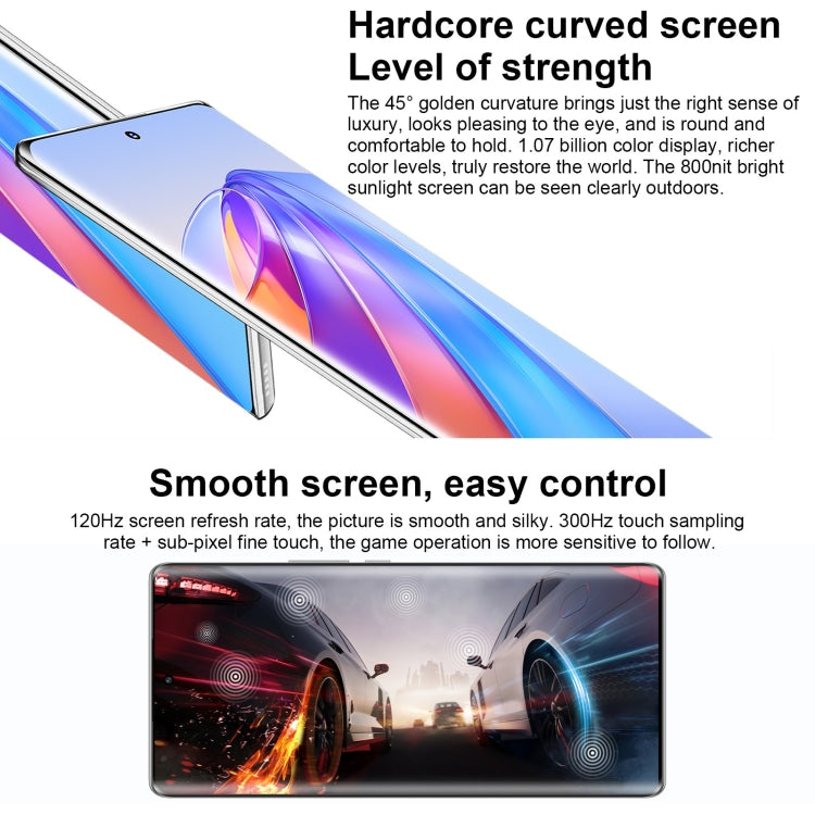 Doppia fotocamera posteriore, identificazione delle impronte digitali sullo schermo, batteria da 5100 mAh, Magic UI 6.1 da 6,67 pollici / Android 12 Snapdragon 695 Octa Core fino a 2,2 GHz, rete: 5G, OTG, non supporta Google Play, 6GB+128GB